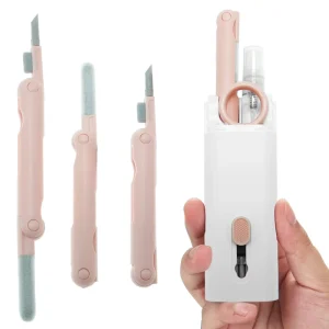 7-in-1 Cleaning Brush for Headphones, Computer Keyboards, and Displays