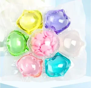 7-in-1 Concentrated Gel Laundry Detergent Capsules Beads Pods 50%-80% Active Ingredients for Automatic Machines