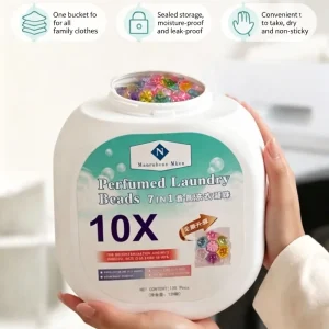 7 in 1 Fragrance Laundry Gel Beads for Home Cleaning Stain Removal Long lasting Fragrance