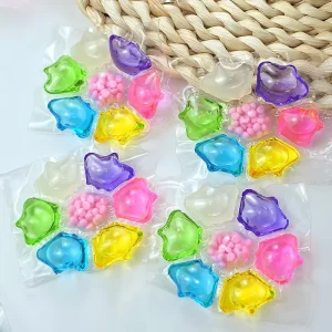 7-in-1 Scented Laundry Pods Long-Lasting Fragrance Fabric Softening Stain Removal for Apparel Factory