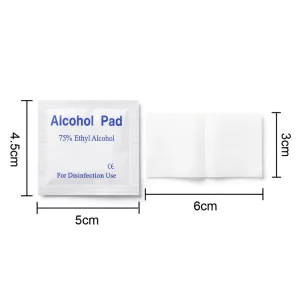 70% Alcohol Individually Wrapped Wipes 100 Pieces for Disinfection and Skin Cleaning
