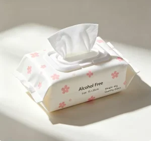 70 Pcs Alcohol-Free Disinfecting Baby Wipes for Kids Hand and Body Daily Use Household Spunlace Material