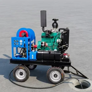 700 mm Ultra High Pressure Diesel Heavy Duty Sewer Drain Pipe Cleaning Machine for Sludge Removal