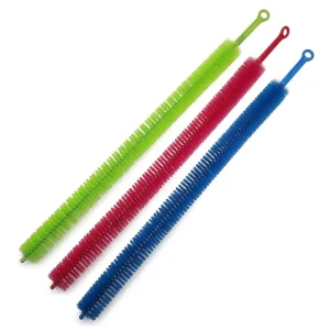 70cm Extra-Long PP Soft-Bristle Flexible Pipe Cleaning Brush with Hanging Loop for Aquarium Condensate Drains