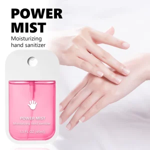 75% Alcohol Antibacterial Portable Spray Hand Sanitizer 45ml Fast Acting Medical Disinfection for Daily Protection