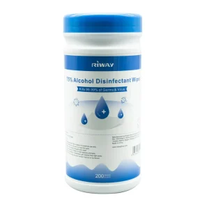 75% Alcohol Disposable Hand Sanitizing Wipes, Unscented, Large, for Home, Travel, Classrooms, and Camping
