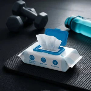 75% Alcohol Eco Friendly Antibacterial Flushable Non Woven Wipes 60pcs High Quality Cleaning Wipes