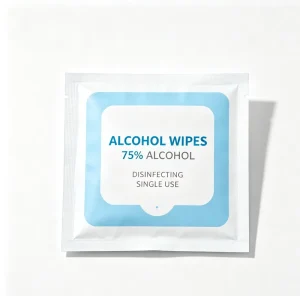 75% Ethyl Alcohol Disinfecting Wet Wipes Individually Wrapped Portable Hand and Surface Sanitizing Wipes OEM Custom Service