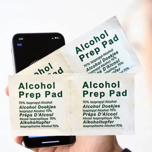 75% Isopropyl Alcohol Eco-Friendly Disinfecting Wet Wipes Individually Wrapped Spunlace Towels for Hotel and Travel