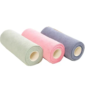 75 Pack 30*30cm Microfiber Cleaning Rags for Cleaning Kitchen Home Car Dish Streak Free Quickly Clean Towels in Roll