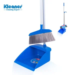 75CM Broom and Dustpan Set with Hair-Removing Comb and PP Bristles