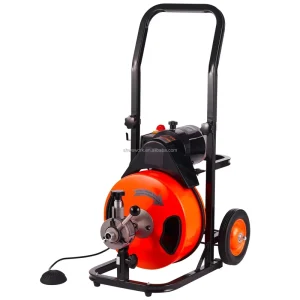 75ft/100ft Electric Drain Cleaning Machine Snake 3/8 in & 1/2 in Pipe Cleaner New Condition