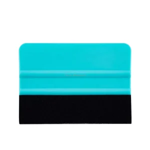 7mo High Quality Blue Squeegee Felt Protective Wool Buffer Plastic Squeegee Car Vinyl Wrap Tool Felt Edge Squeegee