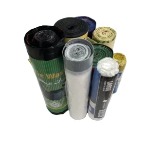 8 13 20 30 Gallon Biodegradable Heat-Seal Drawstring Trash Bags for Home and Commercial Use
