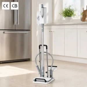 8-in-1 Electric Vacuum Spray Mop with High-Temperature Steam for Hardwood Floors