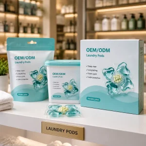 8 to 12g Disposable 5 Chamber Laundry Detergent Pods with Antibacterial Fragrance