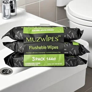 80-Count Skincare Cleaning Moist Wipes Flushable Biodegradable Soft Baby Wet Wipes