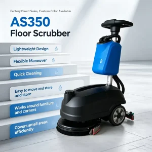 800 W Electric Push Mop Floor Cleaning Machine with 13 L Tank for Gyms, Homes, Restaurants, and Hotels