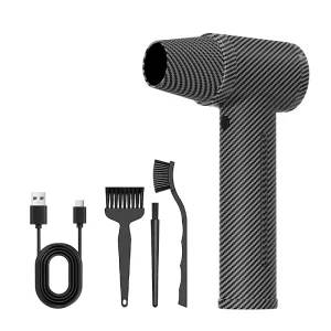 80,000 RPM Brushless Cordless Electric Air Duster Blower Gun for Computers and Keyboards