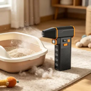 8000mAh Forward Turbo Fan ABS Air Anti-Dust Cleaner