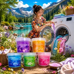 800g Laundry Aroma Booster Beads with Antibacterial Fabric Softener