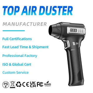 800g Rechargeable Electric Dry Vacuum Cleaner and Air Duster with 100-Minute Working Time for Computer Cleaning