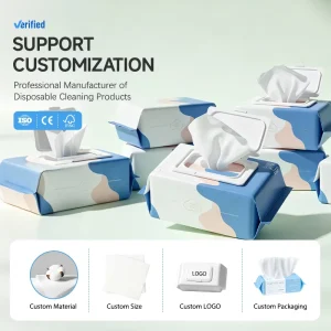 80pcs Biodegradable Baby Wet Wipes Hypoallergenic Safe Thickened Large Capacity Soft Pull-Out Disposable Baby Wipes