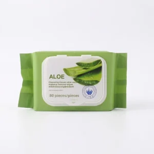 80pcs Gentle Hydrating Facial Cleansing Wipes Alcohol Free Disposable Make up Remover Towelettes for Sensitive Skin