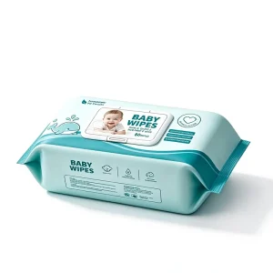 80pcs Tissue Wet Reusable Cleansing Wipes for Baby