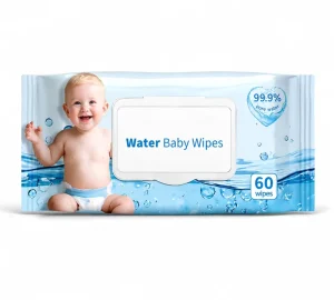 80pcs Tissue Wet Reusable Cleansing Wipes for Baby