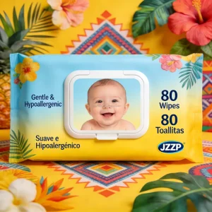 80pcs Unscented Hypoallergenic Organic Eco Friendly Biodegradable Antibacterial Extra Soft Non Woven Sensitive Skin High Wipes