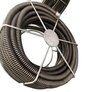 82B Compression Spring 22 mm Sewer and Drain Pipe Cleaning Cable for Clearing Clogs