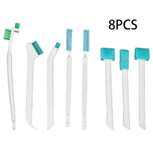 8Pcs Cup Small Crevice Cleaning Brushes for Toilet Corner Tiny Window Door Track Groove Gap Cleaning Scrub Brush Set Strong