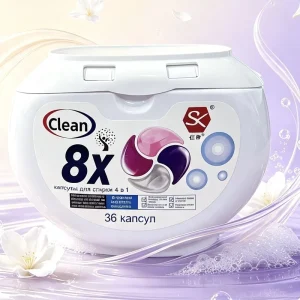 8X Powerful 4 in 1 Laundry Pods 36 Counts Long Lasting Fragrance Laundry Detergent Pods