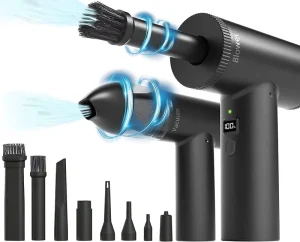 90 000 RPM Brushless Motor Turbo Violent Fan 2 in 1 Blowing and Suction Wireless Dust Blower High efficiency Dust Cleaning