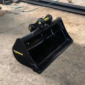 900mm Ditch Cleaning Bucket for Excavators, Mud Grading Finishing Bucket with Cutting Edge