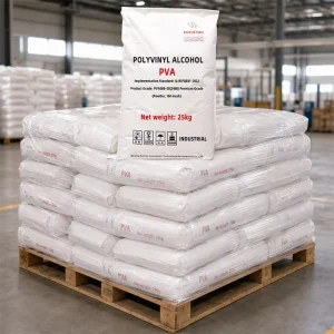 96% Transparency Water Soluble Resin PVA 1788 Powder for White Flakes Adhesive Sizing Agent