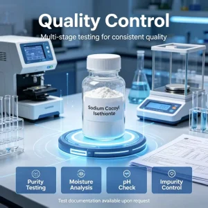98% Sodium Cocoyl Isethionate White Powder Cosmetic Daily Chemicals Raw Materials
