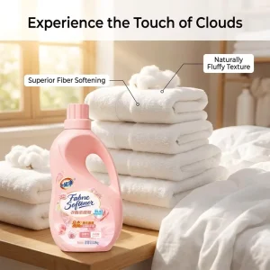 99.9% Antibacterial Fabric Softener Liquid with Friction Activated Microcapsules Long Lasting Oud Rose Aroma 3kg