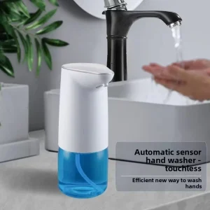 ABS Automatic Sensor Soap Dispenser USB Charging Touch Free Foaming Refillable Bottle Dish Soap Body Wash Hand Sanitizer