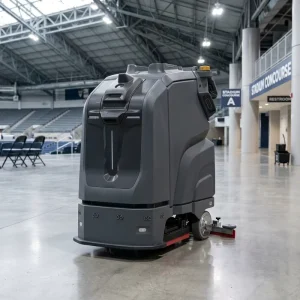 AI Commercial Floor Scrubber Robot, Self-Propelled, Battery-Powered, with 2 L Dust Box