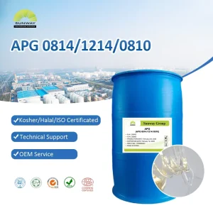 APG Alkyl Polyglucoside C8 C10 Nonionic Surfactant Detergent Raw Material Liquid Daily Chemicals APG 0810/1214/0814