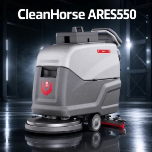 ARES550 Banquet Hall Auditorium Convention Center Office Tower Floor Scrubber Walk Behind Self Propelled 24V85Ah