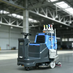 AS700 Automatic Industrial Ride-on Floor Scrubber with Dual Side Brushes