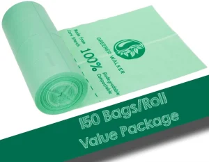 ASTM D6400 Certified Compostable Biodegradable Trash Bin Liners