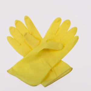 Abrasion Resistant household rubber Flock Lined Glove