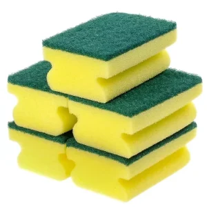 Abrasive Cleaning and Scouring Sponge Pads 10 x 7 x 3.5 cm