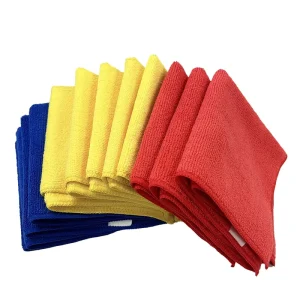Absorbent 30x30cm Quick Dry Microfiber Cleaning Cloths for Household Kitchen Grease Dusting Glass Drying and Polishing Lint free