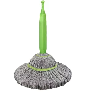 Absorbent Microfiber Dry and Wet Floor Mop for Household, Kitchen, Bathroom, and Cleanroom Use