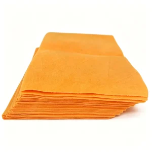 Absorbent Yellow Nonwoven Fabric Cleaning Cloth for Kitchen Use